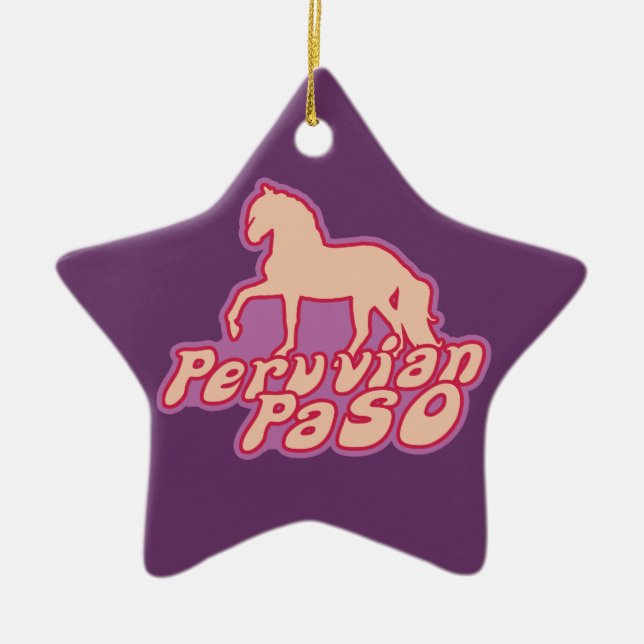 Peruvian Paso Keramikornament (Vorne)
