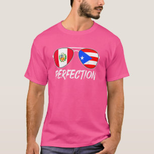 Peruvian Plus Puerto Rican Perfection Sonnenbrille T-Shirt