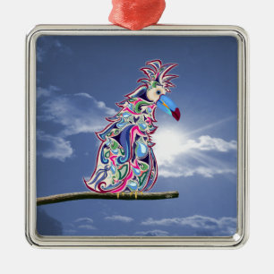 pervers silbernes ornament