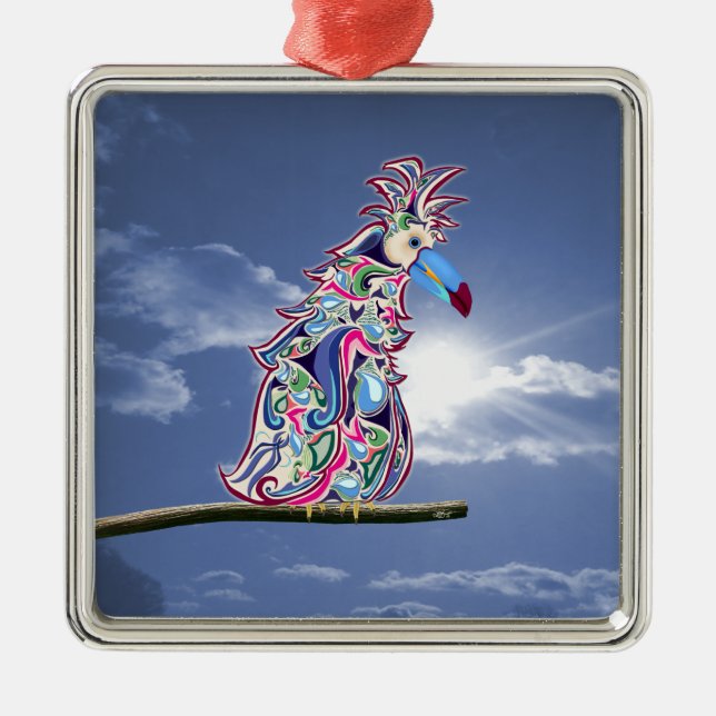 pervers silbernes ornament (Vorne)