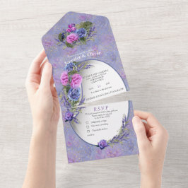 Pery Peri Rose und Tulips All In One Einladung