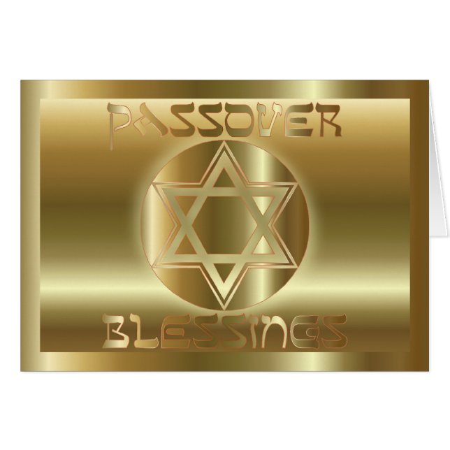 Pesach Passahfest-jüdischer Feiertag (Vorderseite (Horizontal))