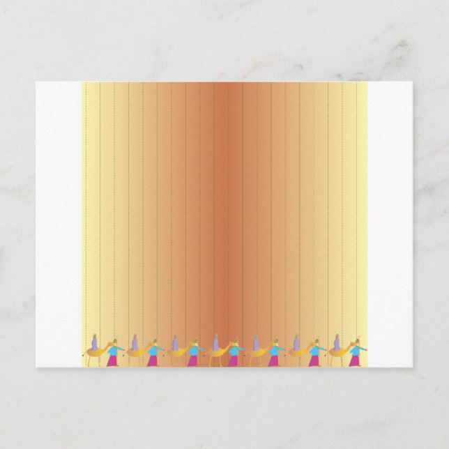 Pesah Scene Postkarte (Vorderseite)