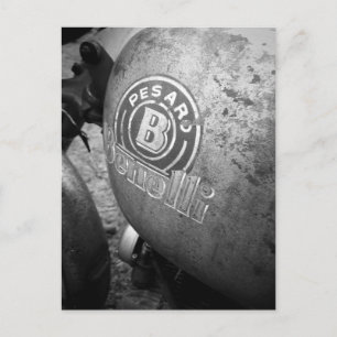 Pesaro Benelli Oldtimer-Motorrad Postkarte