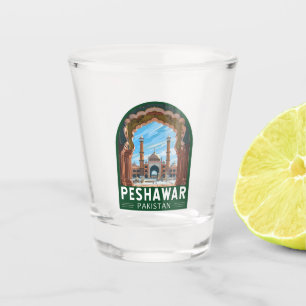 Peshawar Pakistan Reisen Kunst Vintag Schnapsglas