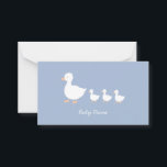 Pesonalized Baby Duckling Vielen Dank Hinweis Kart Mitteilungskarte<br><div class="desc">Pesonalized Baby Duckling Dankeschön an die von Kathrin Legg illustrierten Karten. Danke für die Gedanken,  guten Wünsche und Geschenke für Ihr neues Baby mit dieser süßen Baby-Saugkarte.</div>