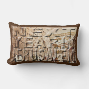 Pessach 13 x 21 Jerusalem Lendenkissen