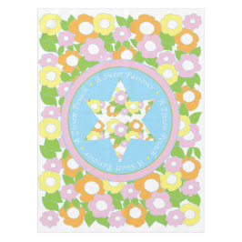 Pessach "52" x 70" Tabletecloth "A Sweet Pessach" Tischdecke