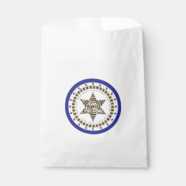 Pessach "Blue Gold Star" Goodie Favor Bag Geschenktütchen