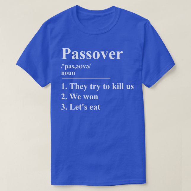 Pessach Definition 2 T-Shirt (Design vorne)