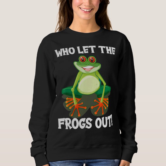 Pessach, der die Frösche Gelassen hat Sweatshirt (Vorderseite)