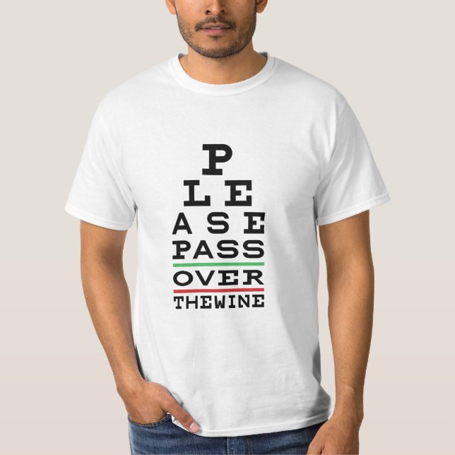 Pessach "Der Wein" T - Shirt für Männer (Vorderseite)