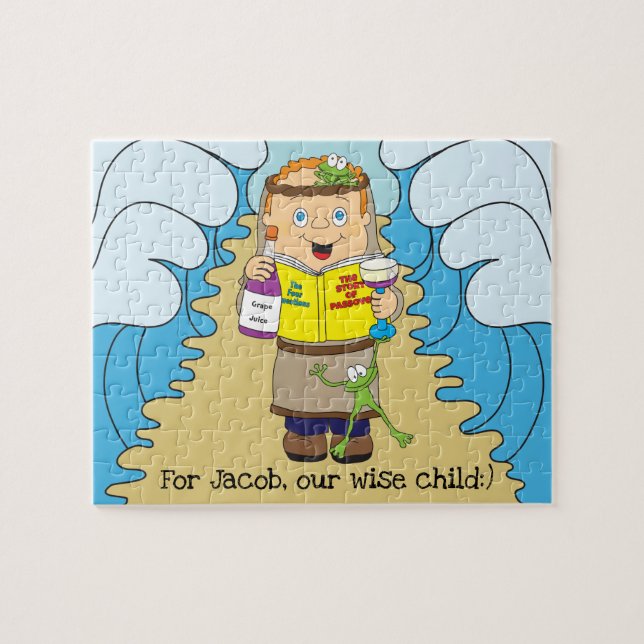 Pessach-Kinderpuzzle für Kinder (Horizontal)