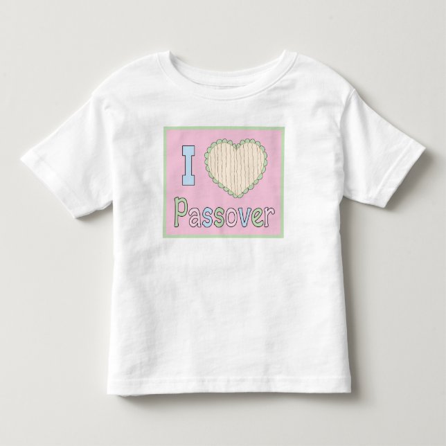 Pessach Kleinkind Shirt 2T-6T I Liebe Pessach (Vorderseite)