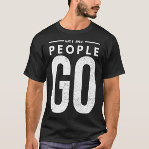 Pessach Ließ meine Leute zu jüdischer Sederfamilie T-Shirt