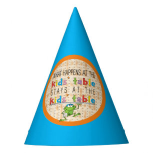 Pessach-Party hat die Tabelle der Kinder Partyhütchen