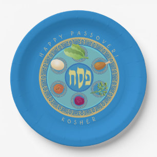 Pessach Seder Foods Kosher Pesach Pappteller