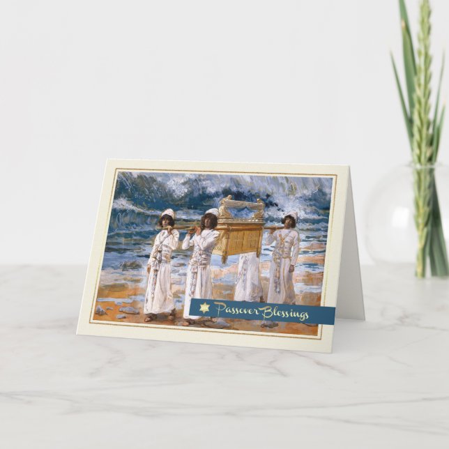 Pessach-Segnungen. Fine Art Grußkarte Karte (Vorderseite)