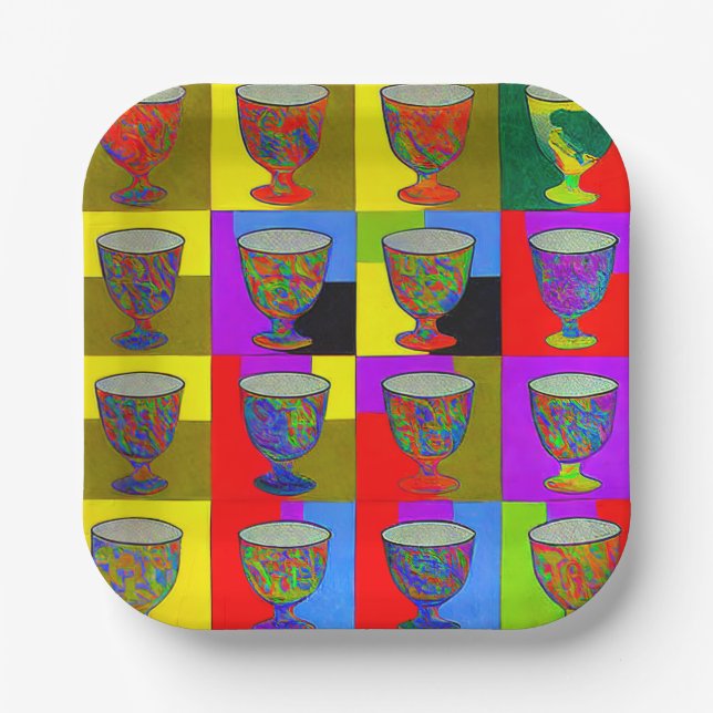 Pessach-Teller Pappteller (Vorderseite)