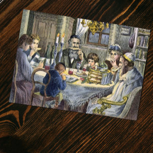 Pessachmahl Postkarte