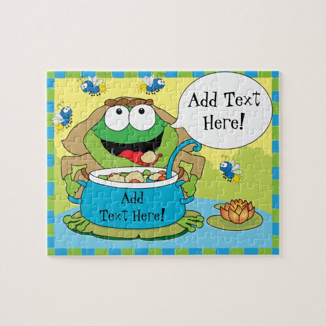 Pessah Puzzle "Grenouille et soupe!" (Horizontal)