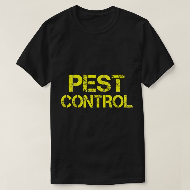 Pest Control Exterminator Halloween Costume  T-Shirt (Design vorne)
