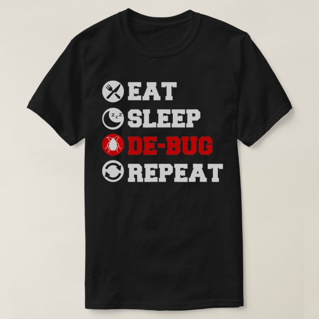 Pest Control Service  Funny DeBug Eterminator Gift T-Shirt (Design vorne)