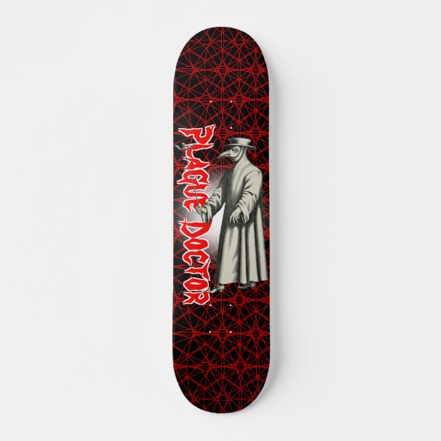 Pest-Doktor Medico Della Peste Skateboard (Vorne)