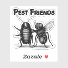 Pest Friends BESTE FREUNDIN Aufkleber