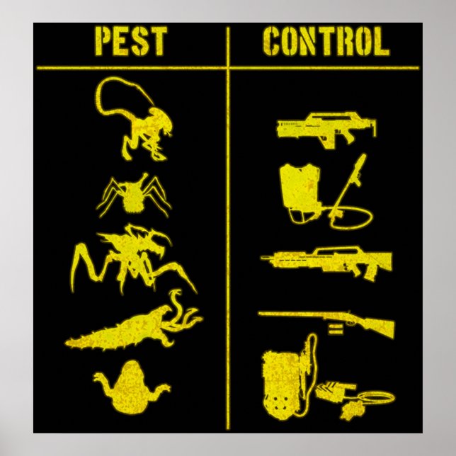 Pest-Kontrolle Poster (Vorne)