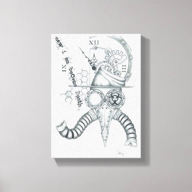 Pestarzt Leinwanddruck (Vorderseite)