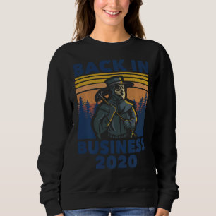 Pestärztin Gesichtsmaske Vintage Retro Quarantäne  Sweatshirt