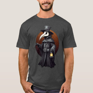 Pestdoktor-Laterne T-Shirt – Dunkle Gotik