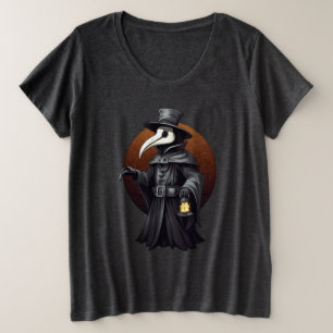 Pestdoktor-Laterne T-Shirt – Dunkle Gotik