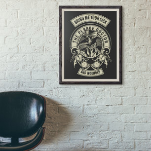 Pestdoktor Vintage Poster