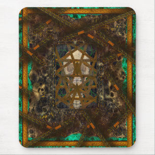 Pestliche Grimoires von Nekromancy & Curses I Mousepad