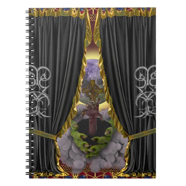 Pestliche Grimoires von Nekromancy & Curses III Notizblock (Vorderseite)