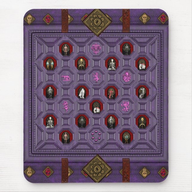 Pestliche Grimoires von Nekromancy & Curses IV Mousepad (Vorne)