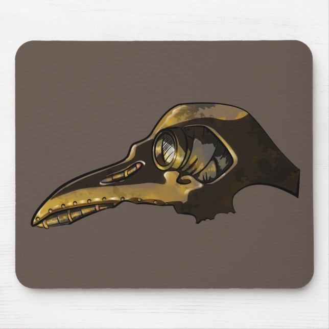 Pestmaske Mousepad (Vorne)