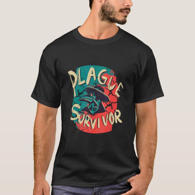 Pestüberlebenspest Doktor der mittelalterlichen Cr T-Shirt (Vorderseite)