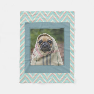 Pet Anpassen von Foto und Namen Fleecedecke