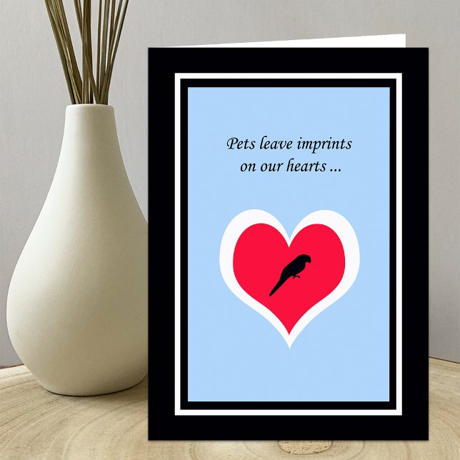 Pet Bird-Beileid Karte (Von Creator hochgeladen)