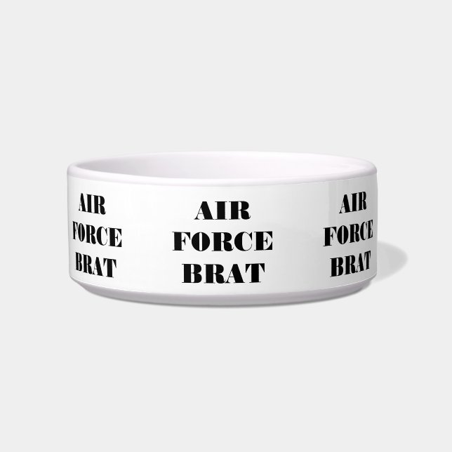 Pet Bowl Air Force Brat Napf (Vorderseite)
