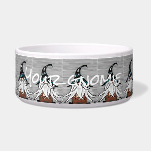 Pet bowl food water gnome napf