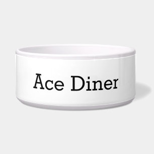 Pet Bowl Keramik Ass Diner Design Napf
