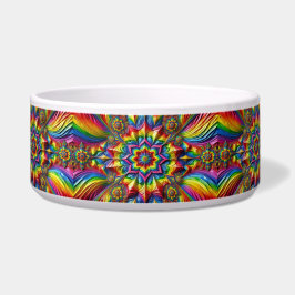 Pet Bowl mit LGBTQ-Farben, abstraktes Design Napf