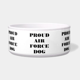 Pet Bowl Proud Air Force Hund Napf