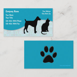 Pet Care Business Card Visitenkarte