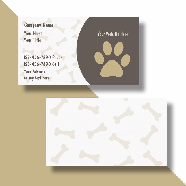 Pet Care Business Cards neu Visitenkarte (Von Creator hochgeladen)