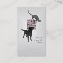Pet Care/Pet Sitter Visitenkarte
